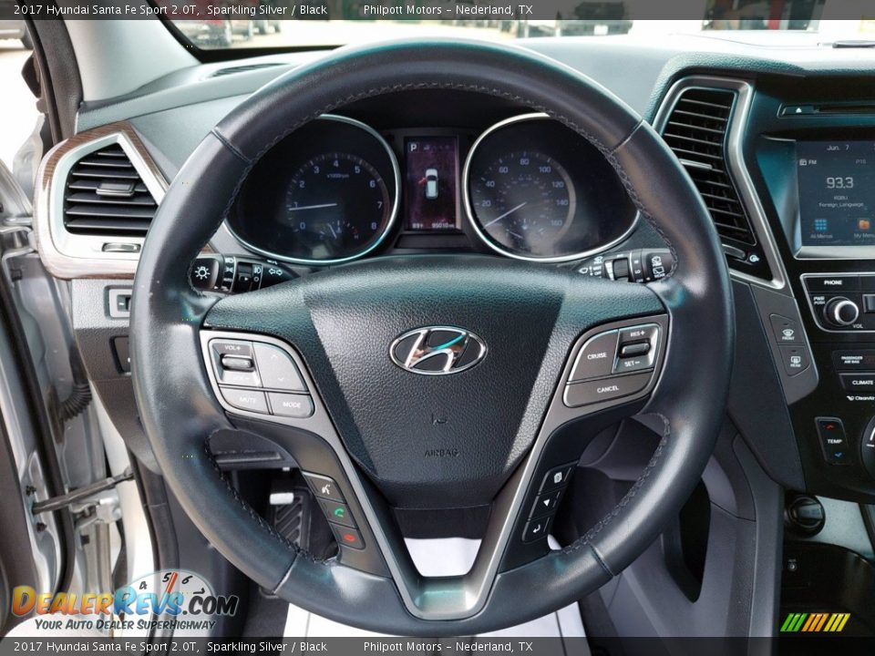 2017 Hyundai Santa Fe Sport 2.0T Steering Wheel Photo #15