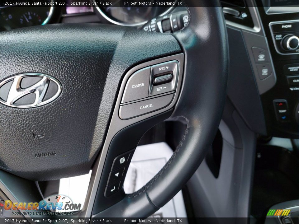 2017 Hyundai Santa Fe Sport 2.0T Steering Wheel Photo #17