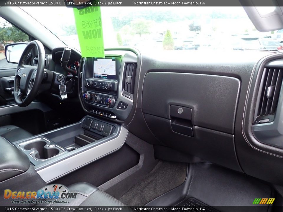 Dashboard of 2016 Chevrolet Silverado 1500 LTZ Crew Cab 4x4 Photo #15
