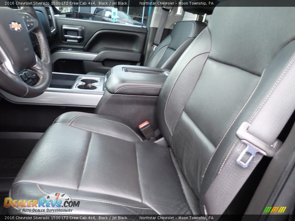 Front Seat of 2016 Chevrolet Silverado 1500 LTZ Crew Cab 4x4 Photo #19