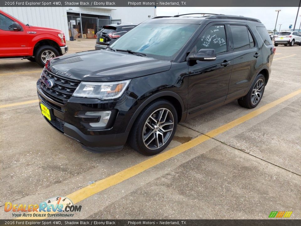 2016 Ford Explorer Sport 4WD Shadow Black / Ebony Black Photo #2