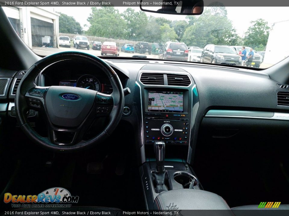 2016 Ford Explorer Sport 4WD Shadow Black / Ebony Black Photo #5