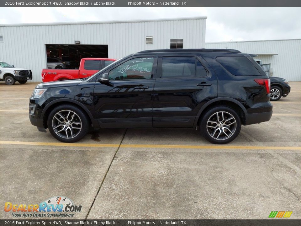 2016 Ford Explorer Sport 4WD Shadow Black / Ebony Black Photo #7