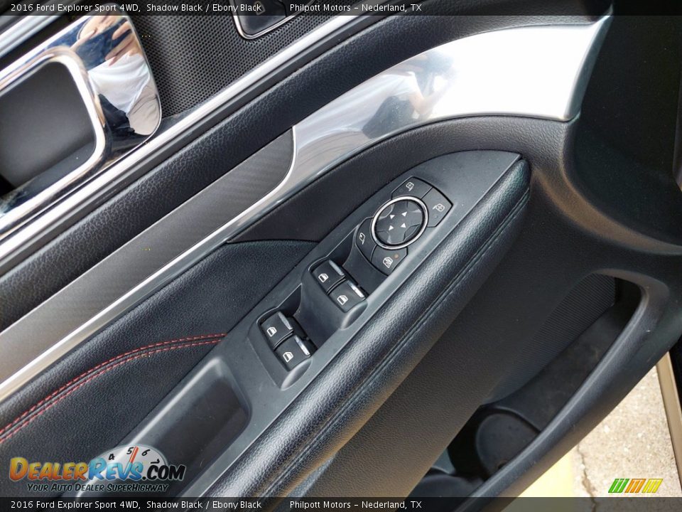 2016 Ford Explorer Sport 4WD Shadow Black / Ebony Black Photo #14