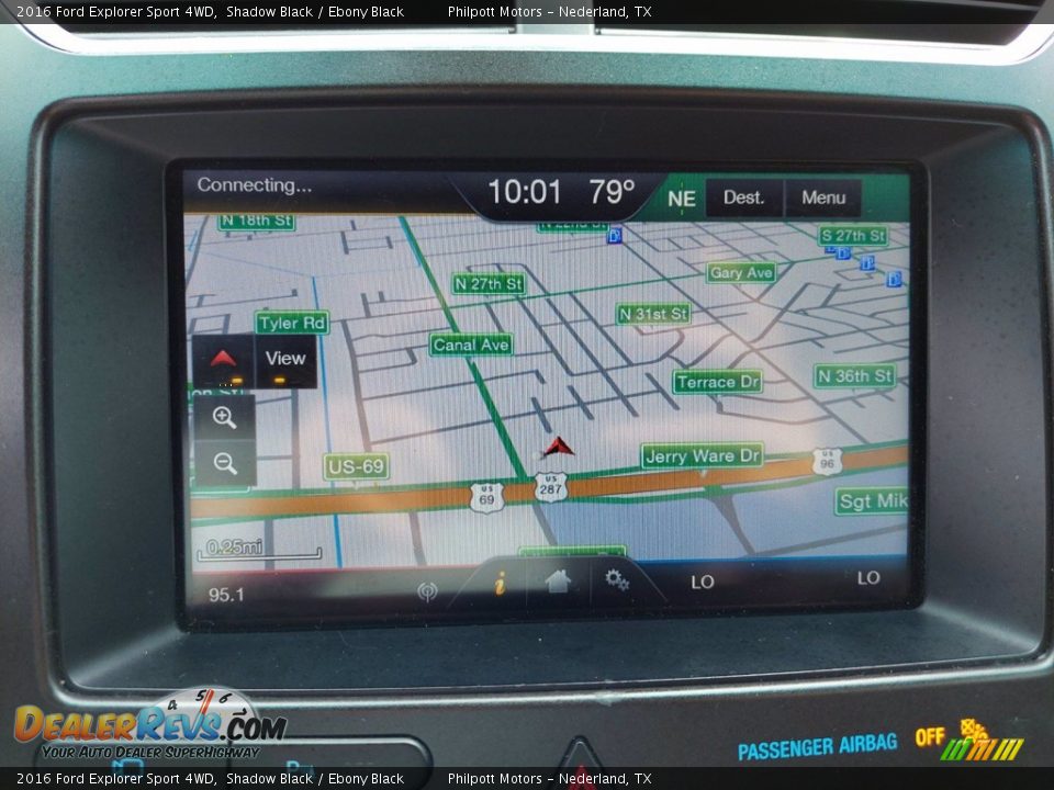2016 Ford Explorer Sport 4WD Shadow Black / Ebony Black Photo #21