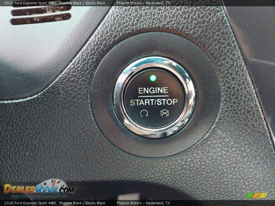 2016 Ford Explorer Sport 4WD Shadow Black / Ebony Black Photo #23