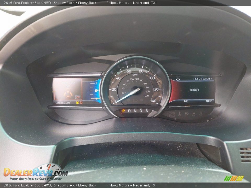 2016 Ford Explorer Sport 4WD Shadow Black / Ebony Black Photo #24