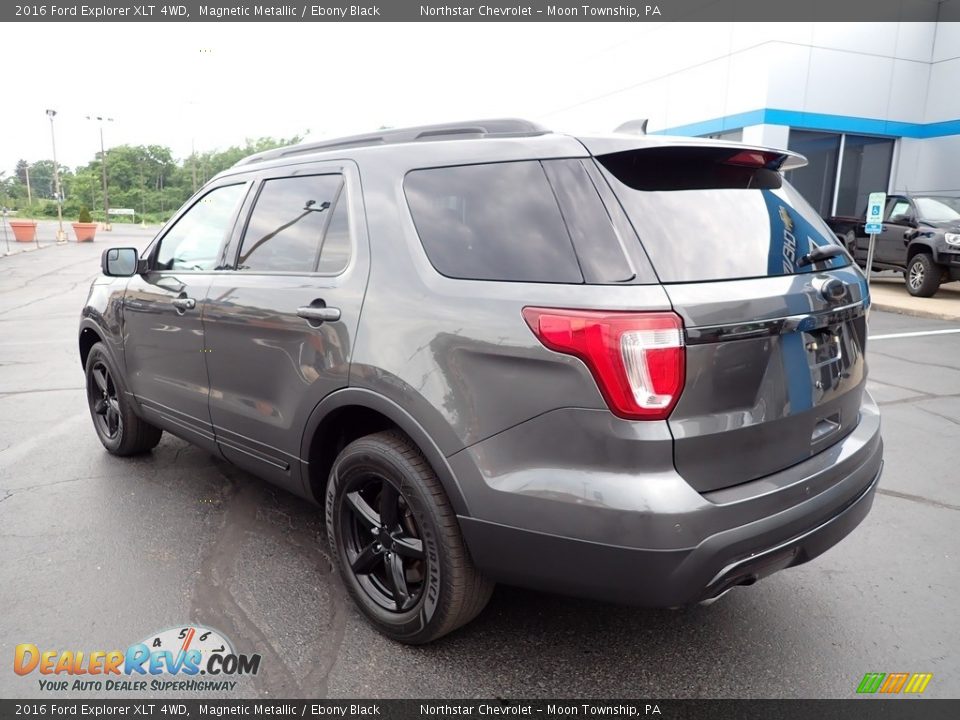 2016 Ford Explorer XLT 4WD Magnetic Metallic / Ebony Black Photo #4