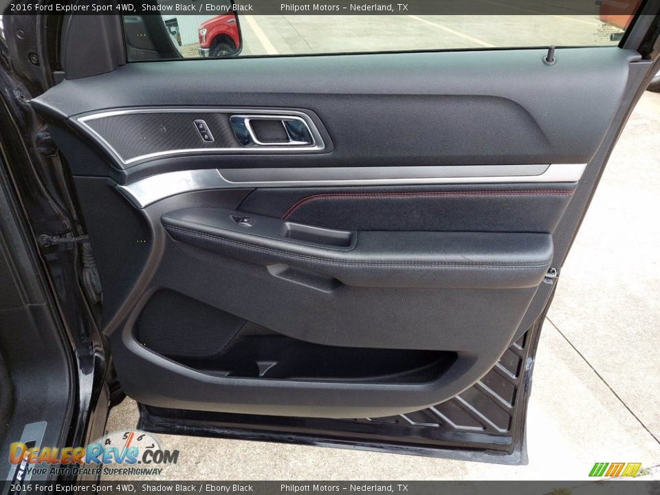 2016 Ford Explorer Sport 4WD Shadow Black / Ebony Black Photo #30