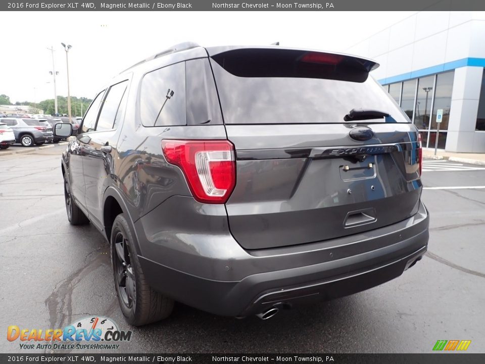 2016 Ford Explorer XLT 4WD Magnetic Metallic / Ebony Black Photo #5