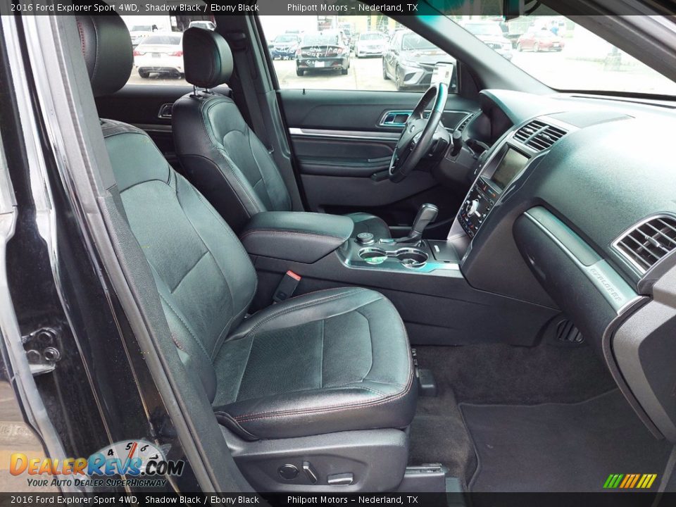 2016 Ford Explorer Sport 4WD Shadow Black / Ebony Black Photo #31
