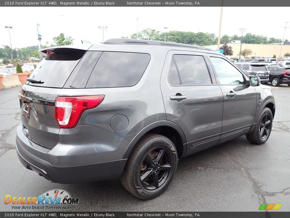 2016 Ford Explorer XLT 4WD Magnetic Metallic / Ebony Black Photo #9