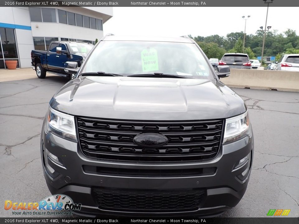 2016 Ford Explorer XLT 4WD Magnetic Metallic / Ebony Black Photo #13