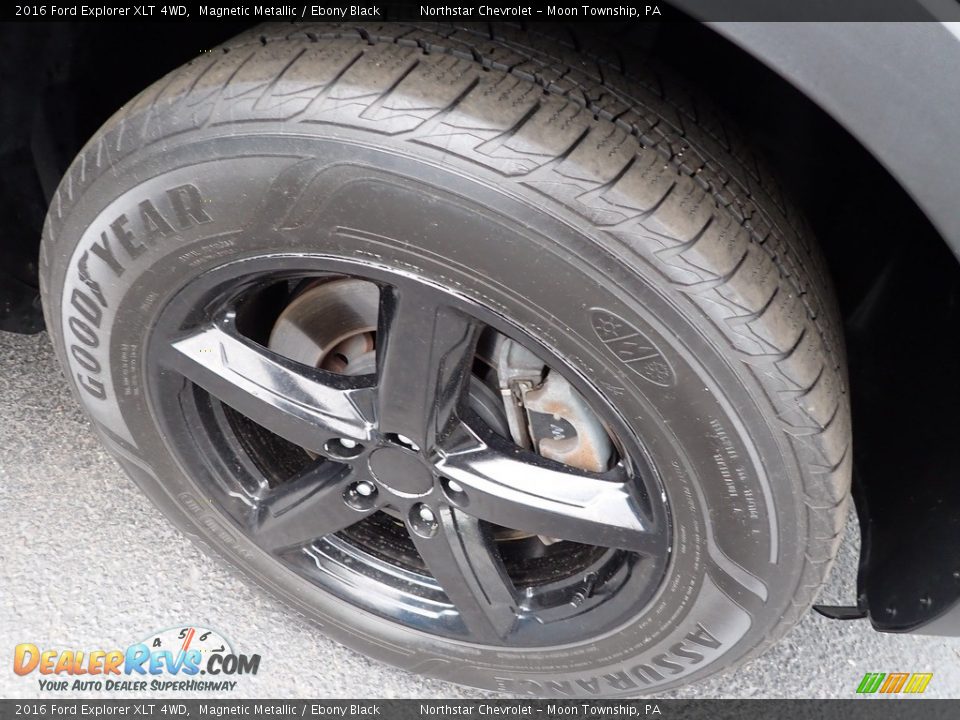 2016 Ford Explorer XLT 4WD Magnetic Metallic / Ebony Black Photo #14