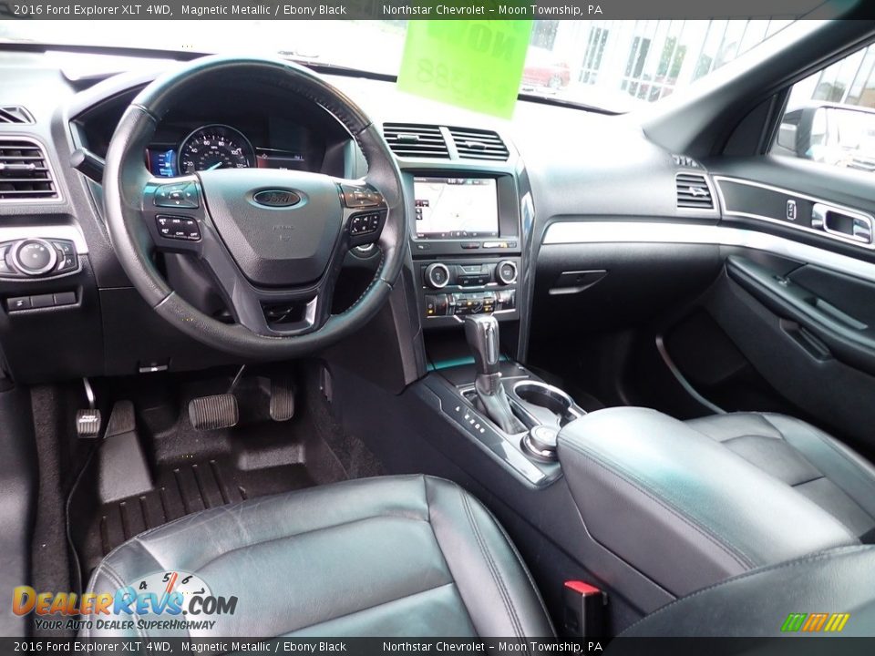 2016 Ford Explorer XLT 4WD Magnetic Metallic / Ebony Black Photo #22