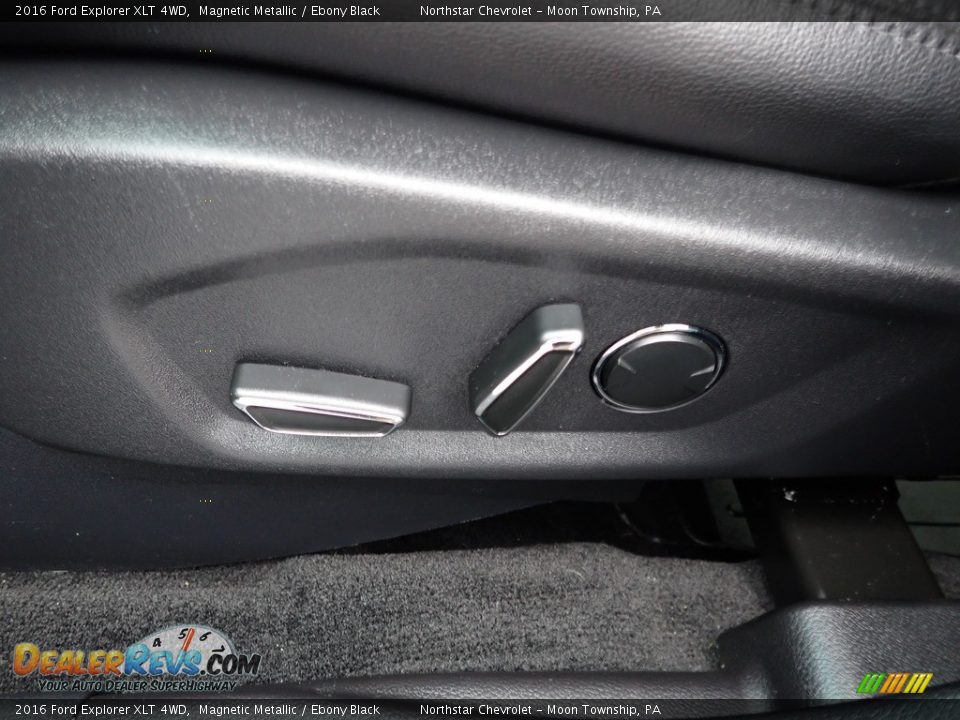 2016 Ford Explorer XLT 4WD Magnetic Metallic / Ebony Black Photo #24