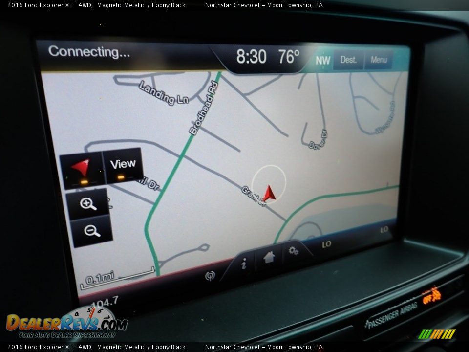 2016 Ford Explorer XLT 4WD Magnetic Metallic / Ebony Black Photo #26