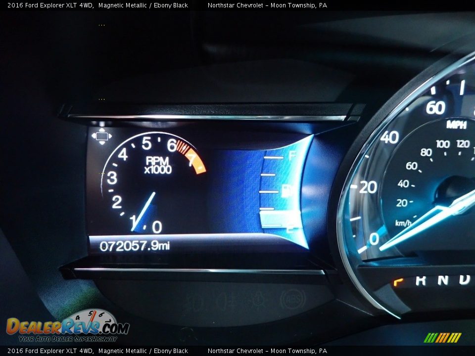 2016 Ford Explorer XLT 4WD Magnetic Metallic / Ebony Black Photo #29