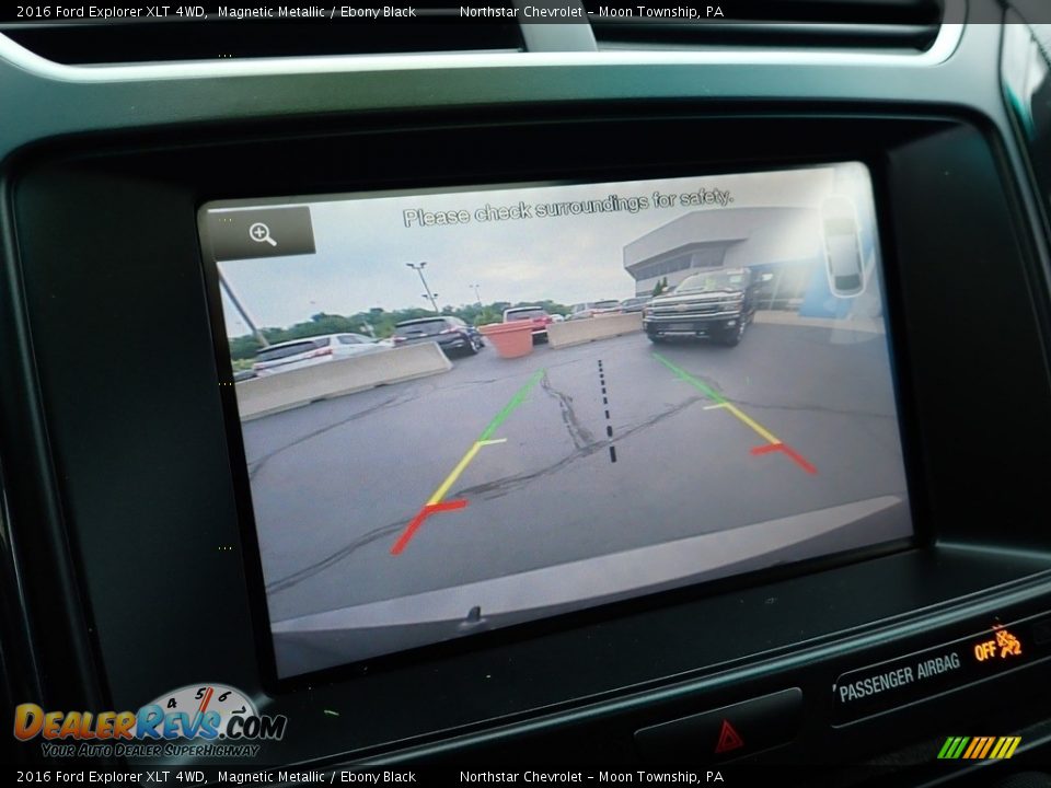 2016 Ford Explorer XLT 4WD Magnetic Metallic / Ebony Black Photo #30