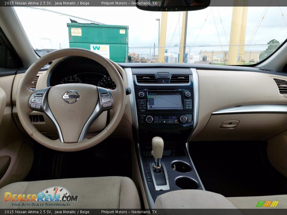 2015 Nissan Altima 2.5 SV Java Metallic / Beige Photo #5