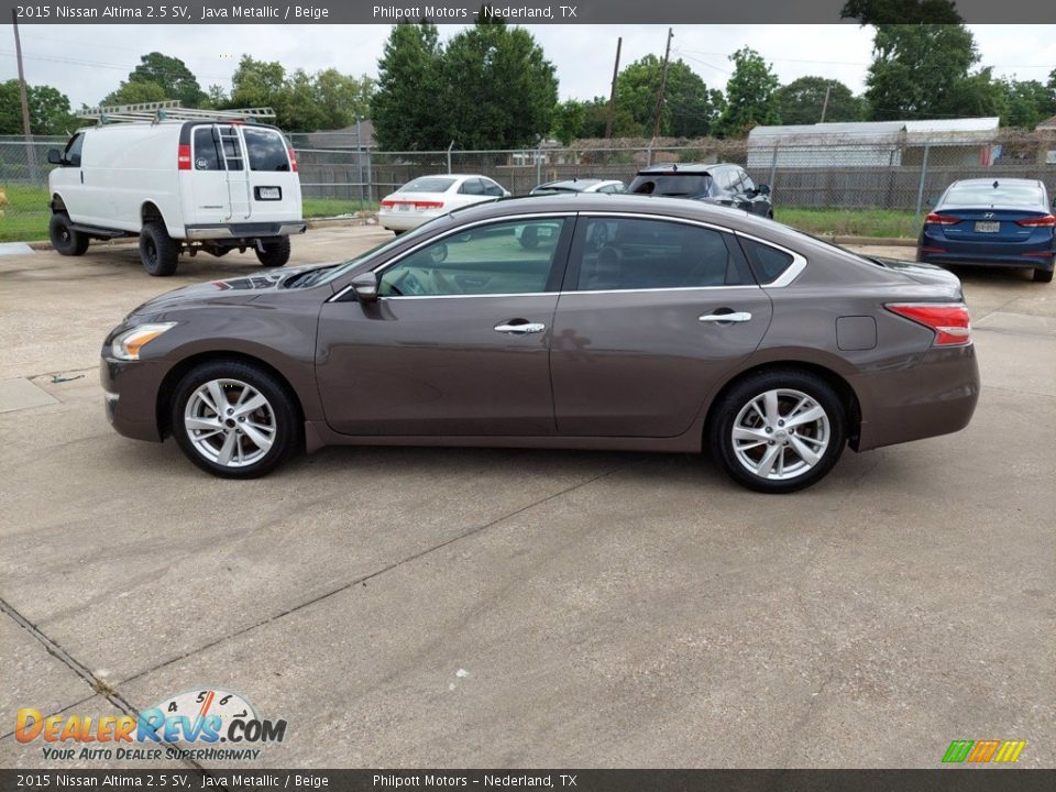 2015 Nissan Altima 2.5 SV Java Metallic / Beige Photo #7