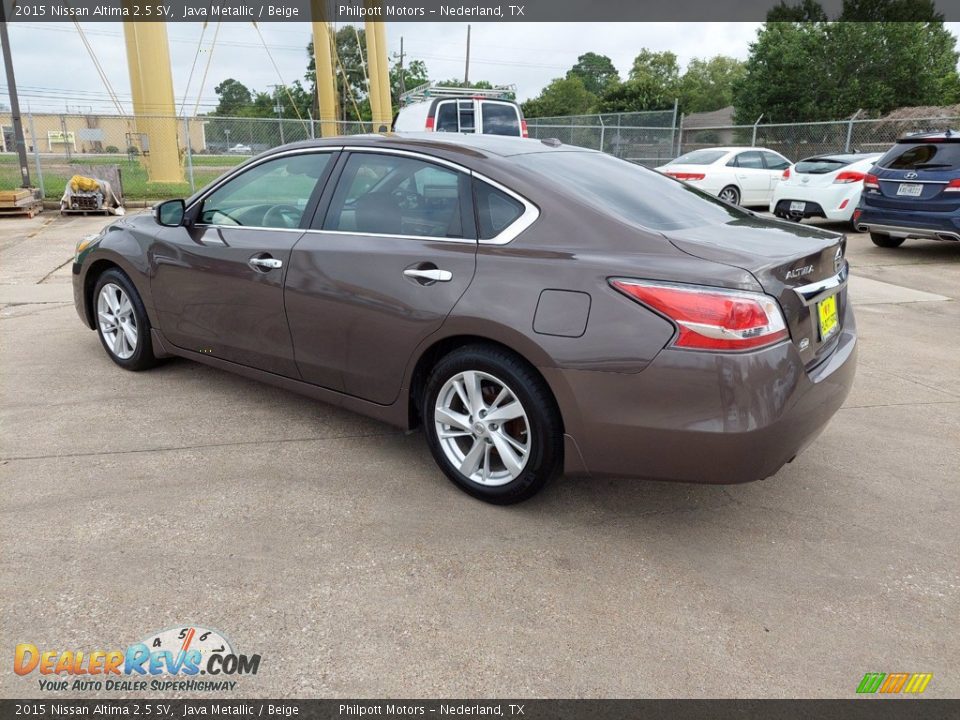 2015 Nissan Altima 2.5 SV Java Metallic / Beige Photo #11