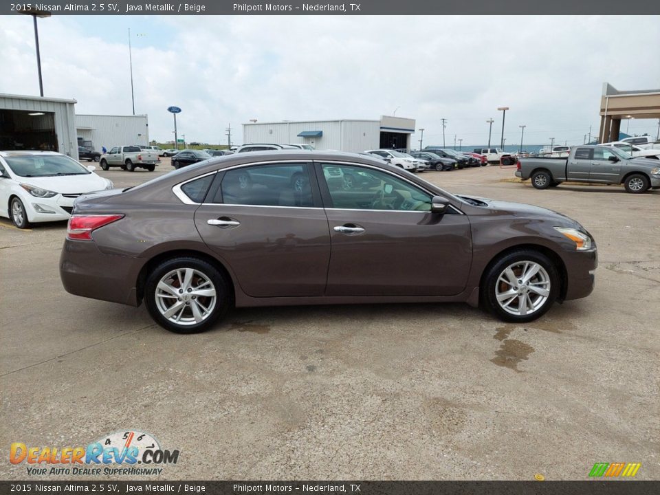 2015 Nissan Altima 2.5 SV Java Metallic / Beige Photo #12