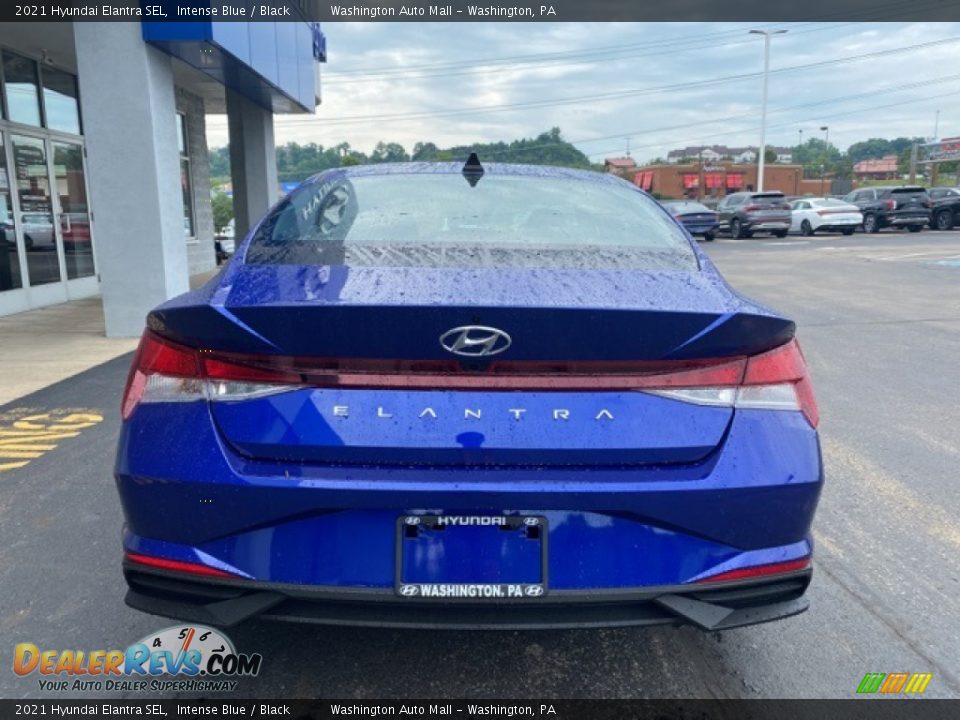 2021 Hyundai Elantra SEL Intense Blue / Black Photo #3