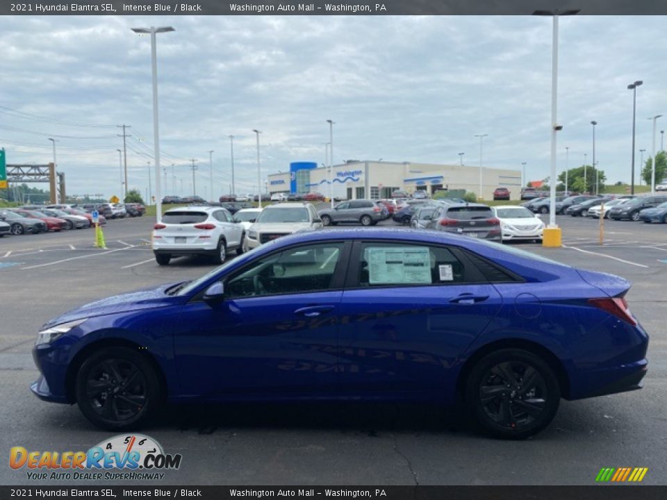 2021 Hyundai Elantra SEL Intense Blue / Black Photo #4