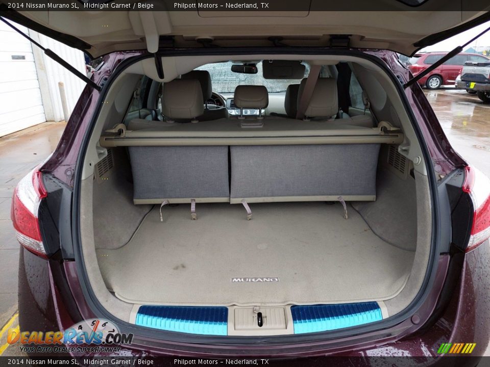 2014 Nissan Murano SL Midnight Garnet / Beige Photo #21