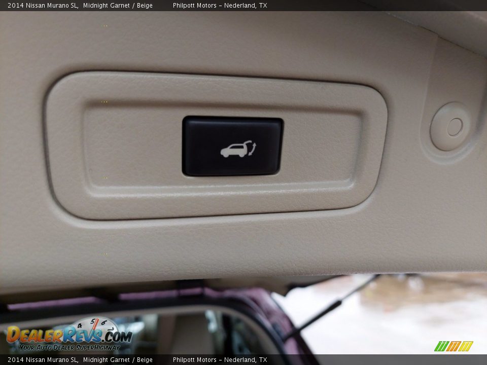 2014 Nissan Murano SL Midnight Garnet / Beige Photo #25