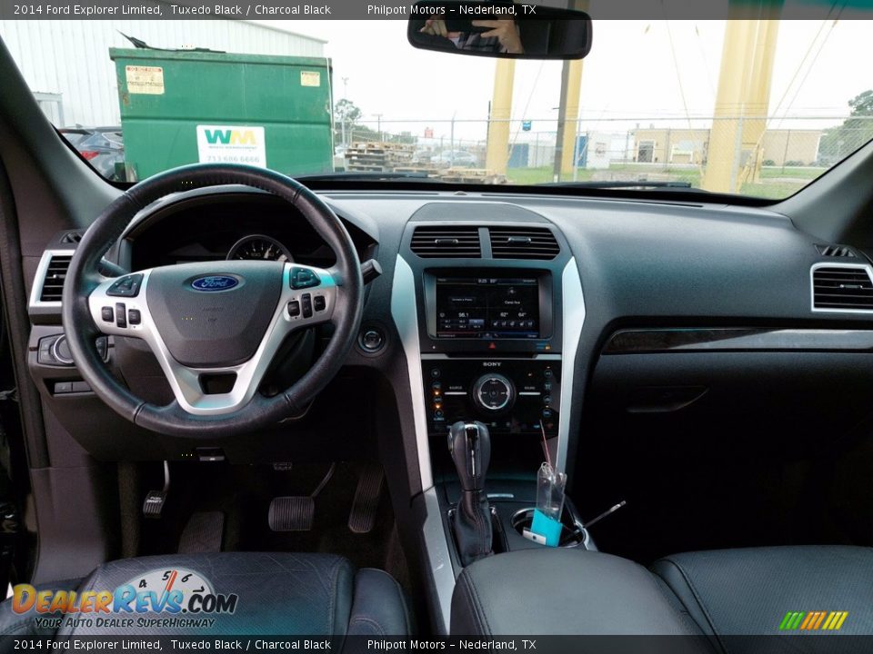 2014 Ford Explorer Limited Tuxedo Black / Charcoal Black Photo #5