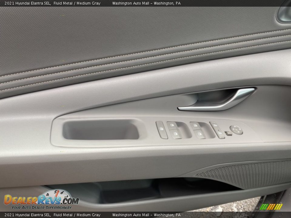 2021 Hyundai Elantra SEL Fluid Metal / Medium Gray Photo #8