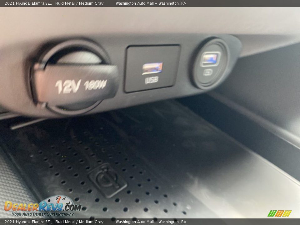 2021 Hyundai Elantra SEL Fluid Metal / Medium Gray Photo #16