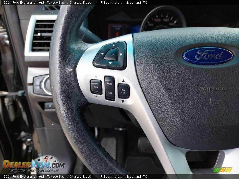 2014 Ford Explorer Limited Tuxedo Black / Charcoal Black Photo #16