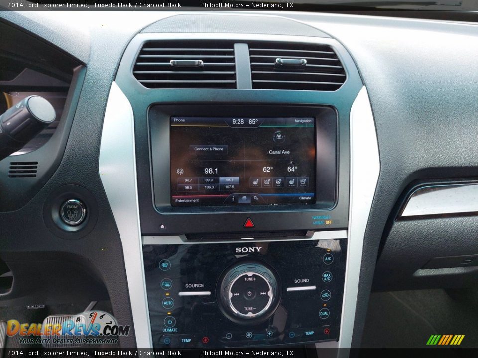 2014 Ford Explorer Limited Tuxedo Black / Charcoal Black Photo #18