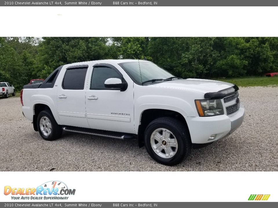 2010 Chevrolet Avalanche LT 4x4 Summit White / Ebony Photo #2