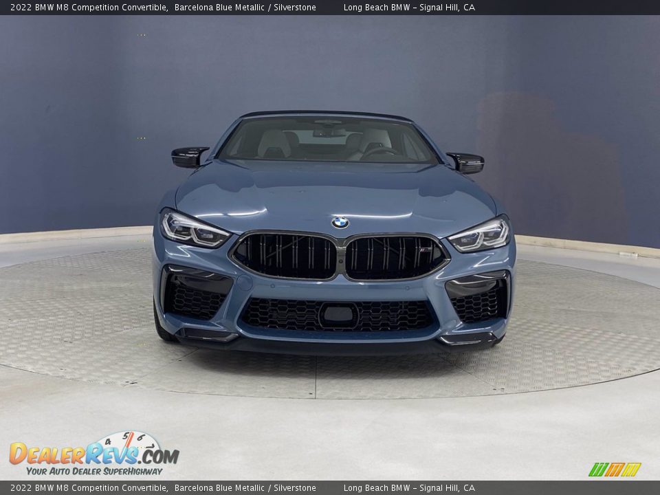 Barcelona Blue Metallic 2022 BMW M8 Competition Convertible Photo #2