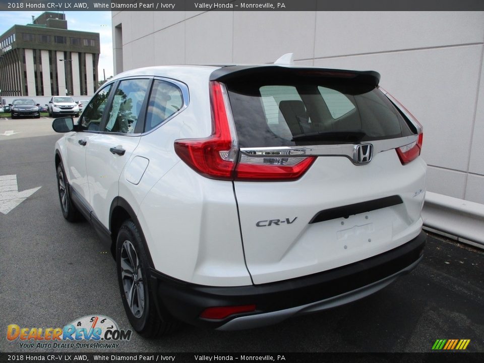 2018 Honda CR-V LX AWD White Diamond Pearl / Ivory Photo #3