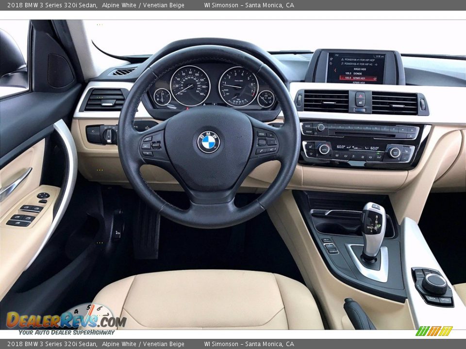 2018 BMW 3 Series 320i Sedan Alpine White / Venetian Beige Photo #4