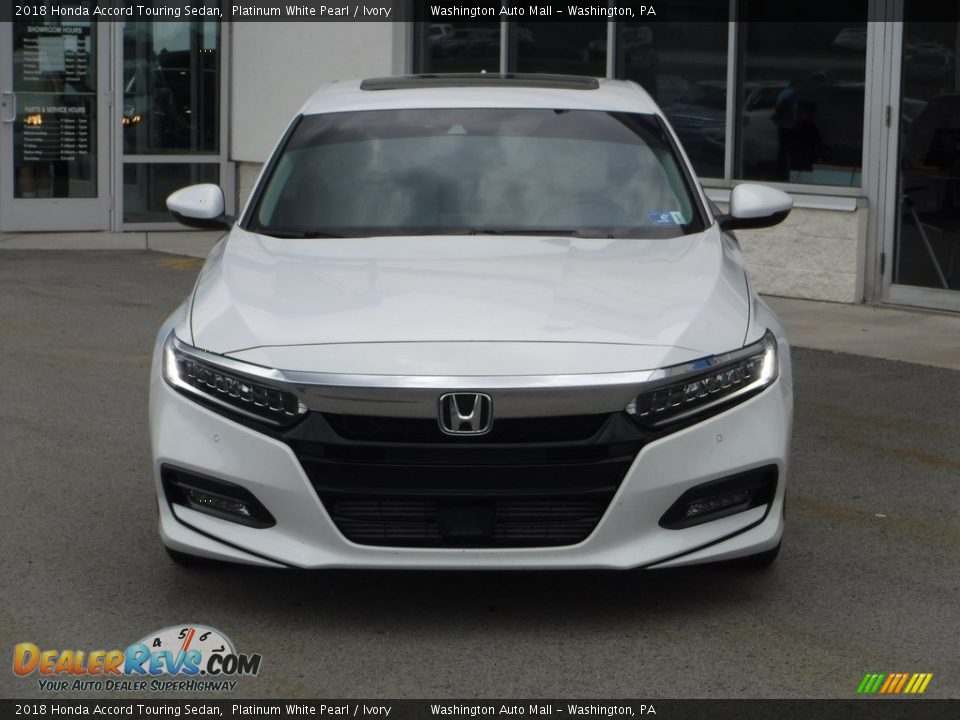 2018 Honda Accord Touring Sedan Platinum White Pearl / Ivory Photo #5