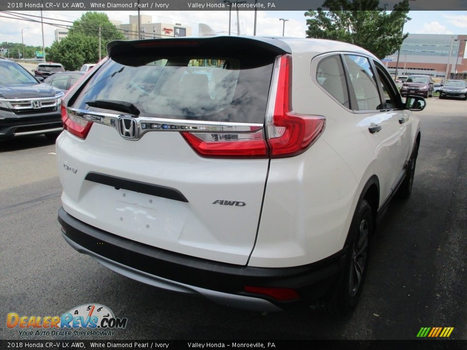 2018 Honda CR-V LX AWD White Diamond Pearl / Ivory Photo #5