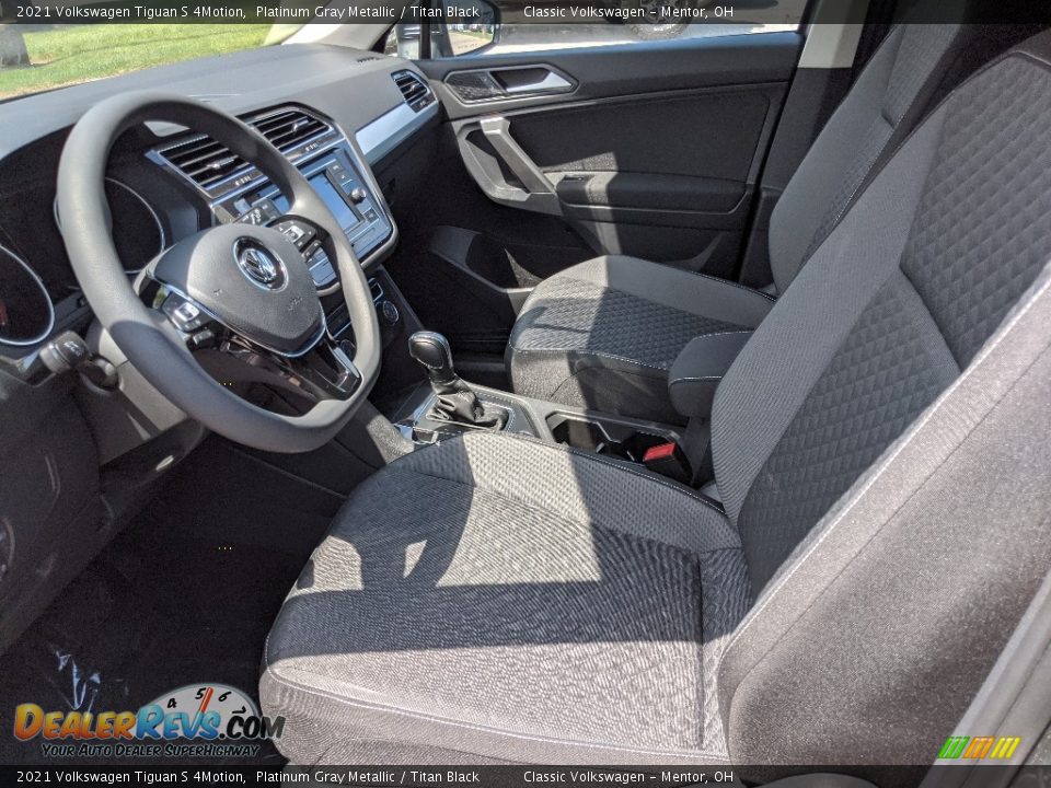 2021 Volkswagen Tiguan S 4Motion Platinum Gray Metallic / Titan Black Photo #2