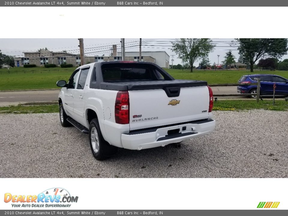 2010 Chevrolet Avalanche LT 4x4 Summit White / Ebony Photo #7