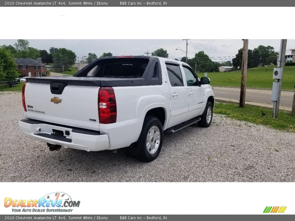 2010 Chevrolet Avalanche LT 4x4 Summit White / Ebony Photo #9