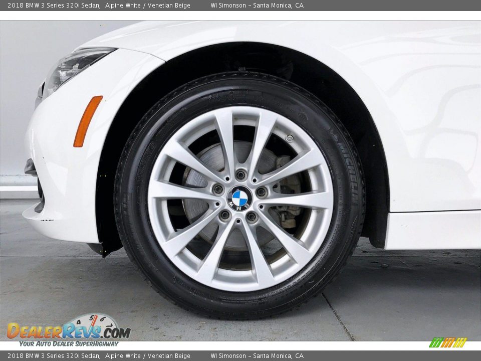 2018 BMW 3 Series 320i Sedan Alpine White / Venetian Beige Photo #8