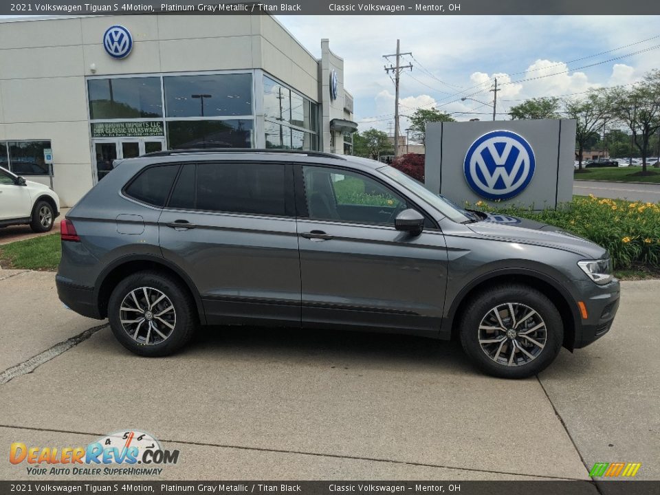 2021 Volkswagen Tiguan S 4Motion Platinum Gray Metallic / Titan Black Photo #4