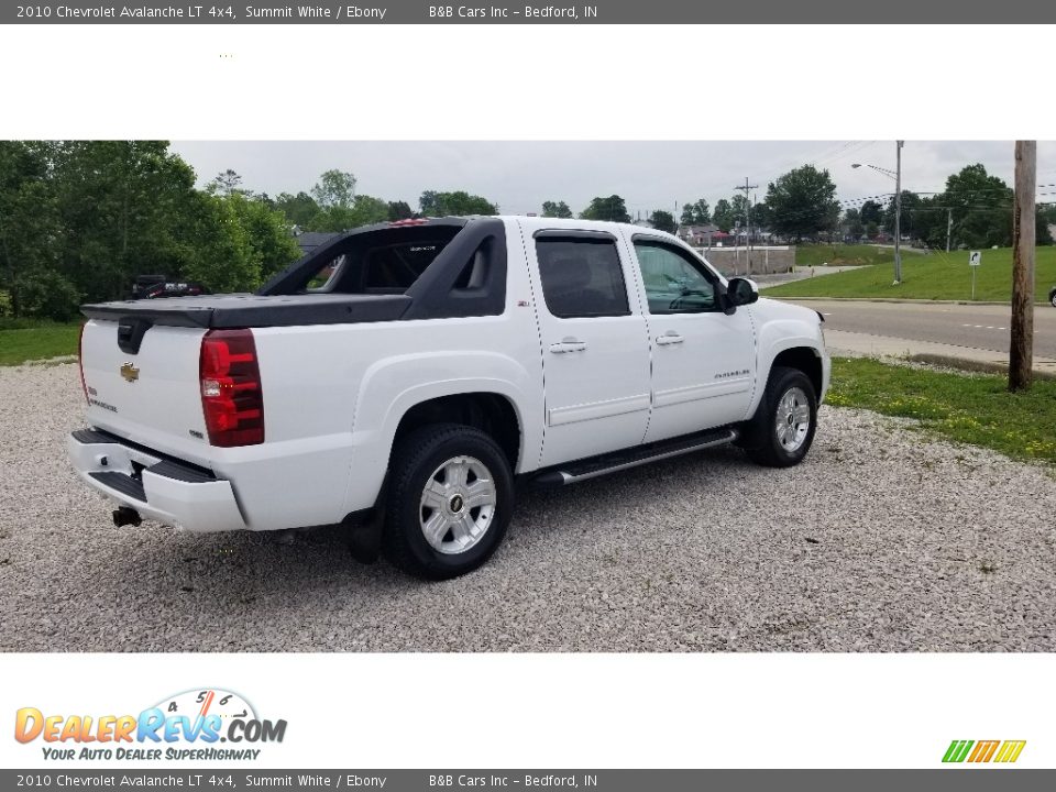 2010 Chevrolet Avalanche LT 4x4 Summit White / Ebony Photo #10