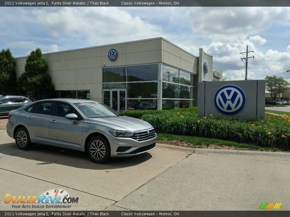 2021 Volkswagen Jetta S Pyrite Silver Metallic / Titan Black Photo #1