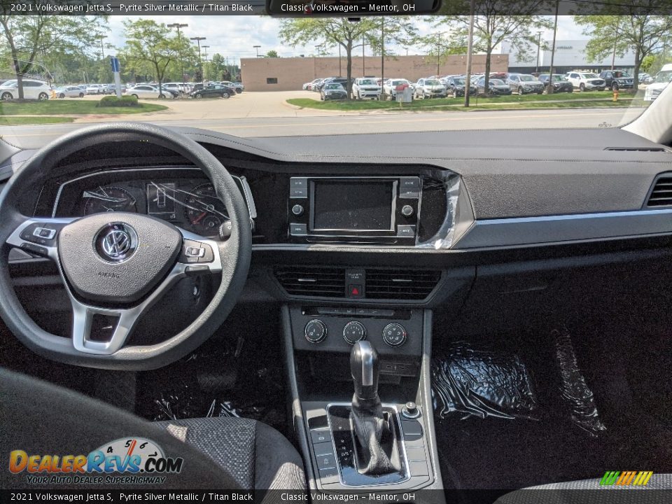 2021 Volkswagen Jetta S Pyrite Silver Metallic / Titan Black Photo #2